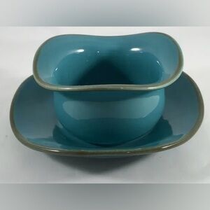 Southern Living At Home Tuscan Tidbit Bowl and Saucer - excellent condition